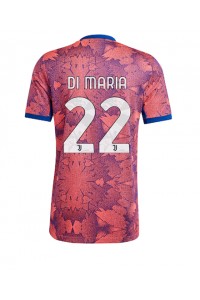 Juventus Angel Di Maria #22 Voetbaltruitje 3e tenue Dames 2022-23 Korte Mouw